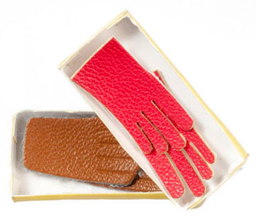 Dollhouse Miniature Gloves S/2 1" L